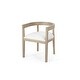 preview thumbnail 6 of 22, Ladieu Fabric and Wood Tub Dining Chairs by Christopher Knight Home