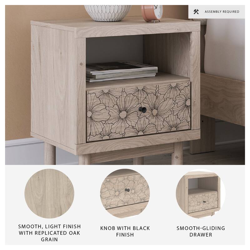 Signature Design by Ashley Shapella Beige Nightstand