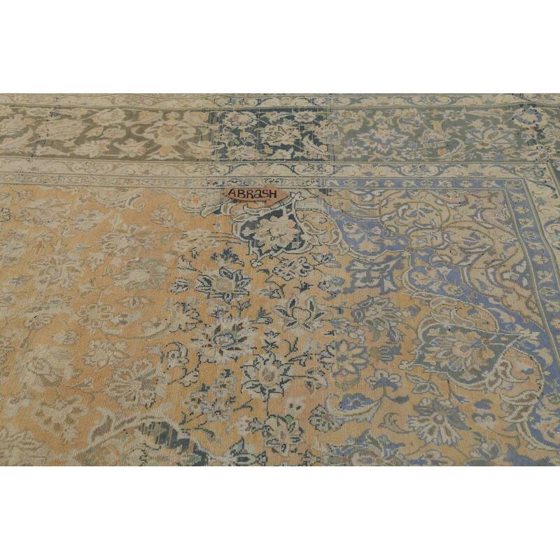 Traditional Najafabad Persian Vintage Rug Handmade Wool Carpet - 9'2"x 13'10"