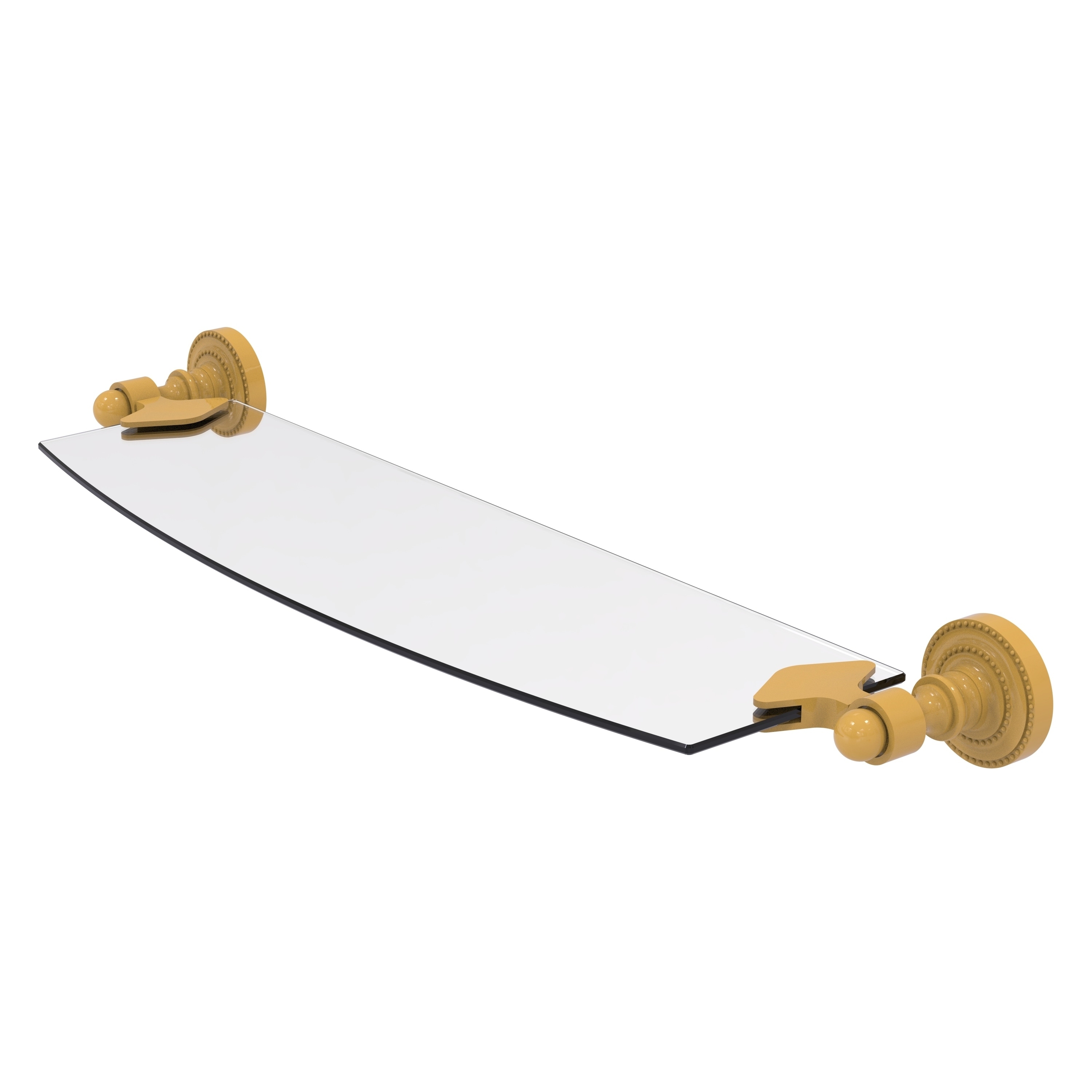 Allied Brass Dottingham Collection 18 Inch Glass Shelf