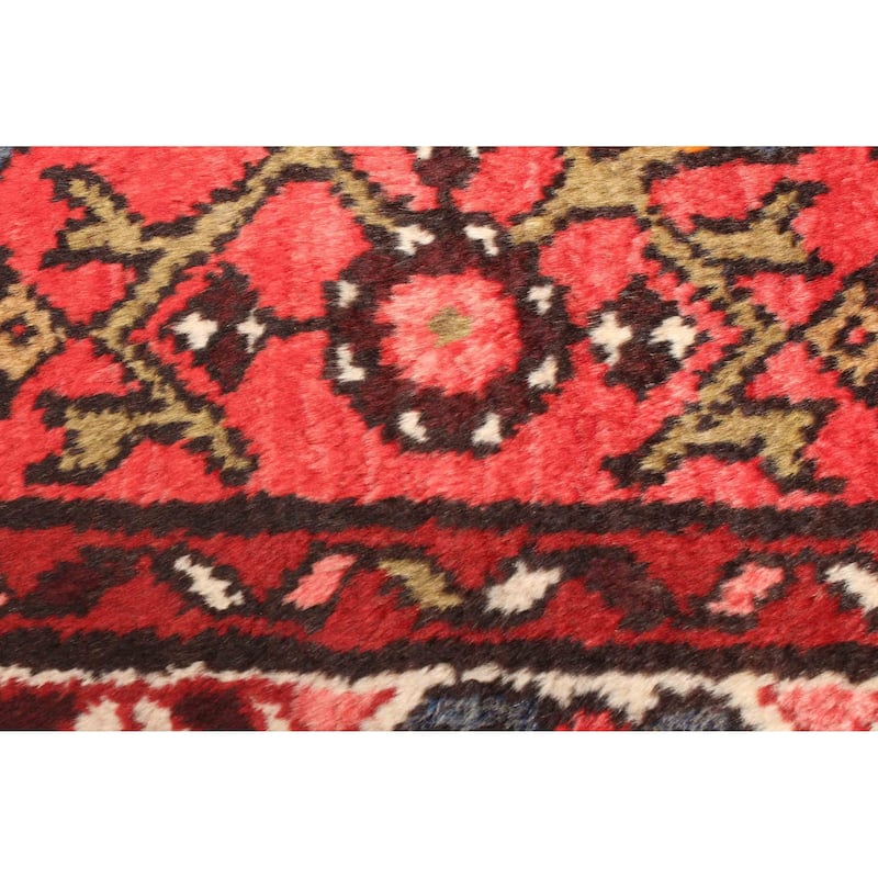 ECARPETGALLERY Hand-knotted Andelz Red Wool Rug - 2'10 x 10'0