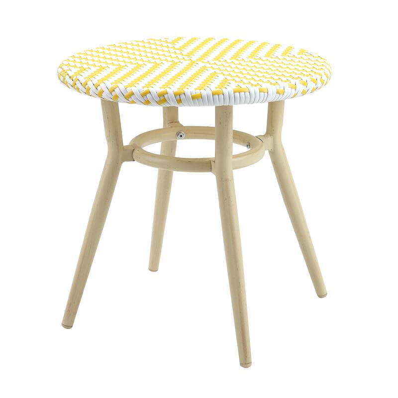 Contemporary Aluminum 3-piece Kid's Patio Outdoor Table and Chair Set by Furniture of America