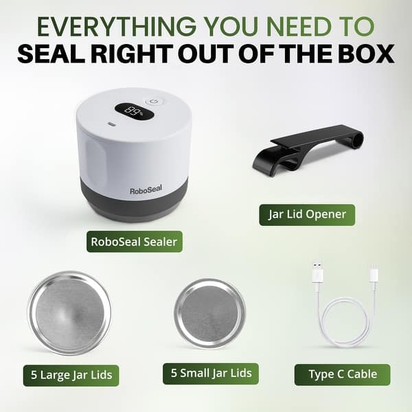 Kit Sottovuoto Per Barattoli Mason Con Adattatore E Tubo – Compatibile FoodSaver, Lavabile In Lavastoviglie