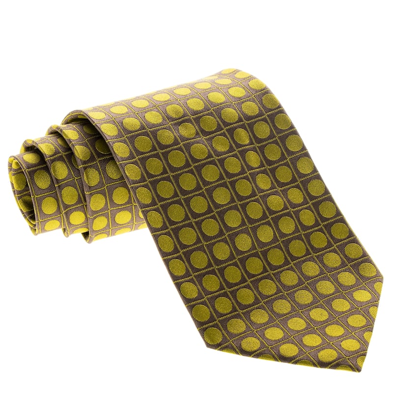 Etro Tie - Olive and Green
