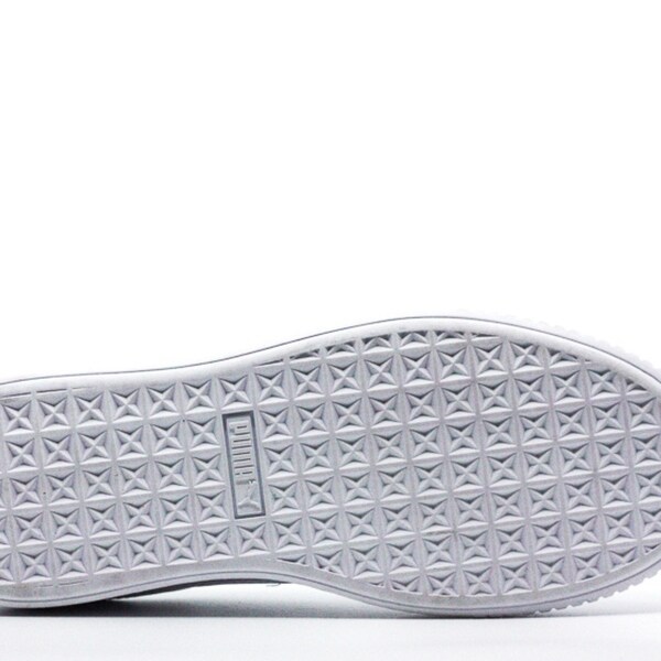puma basket platform white