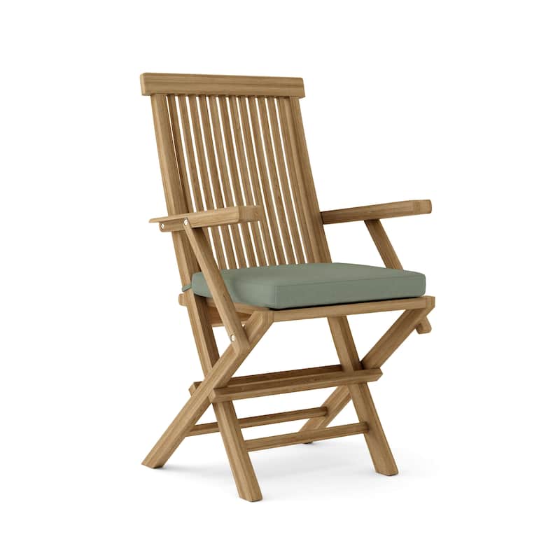 Classic Teak Outdoor Dining Chair - Foldable (Set of 2)