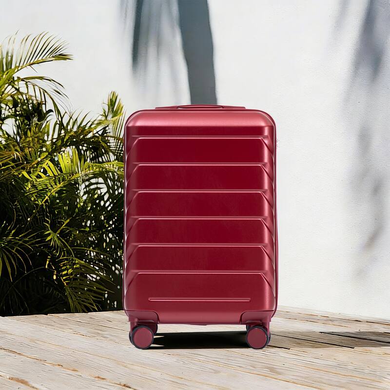 20 Inch ABS Hard Shell Travel Checked Luggage, Scratch Resistant Surface Four Multi-Directional Wheels, With Combination Lock