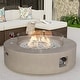 preview thumbnail 50 of 83, COSIEST 42'' Outdoor Round Propane Fire Pit w Wind Guard and Fire Glass