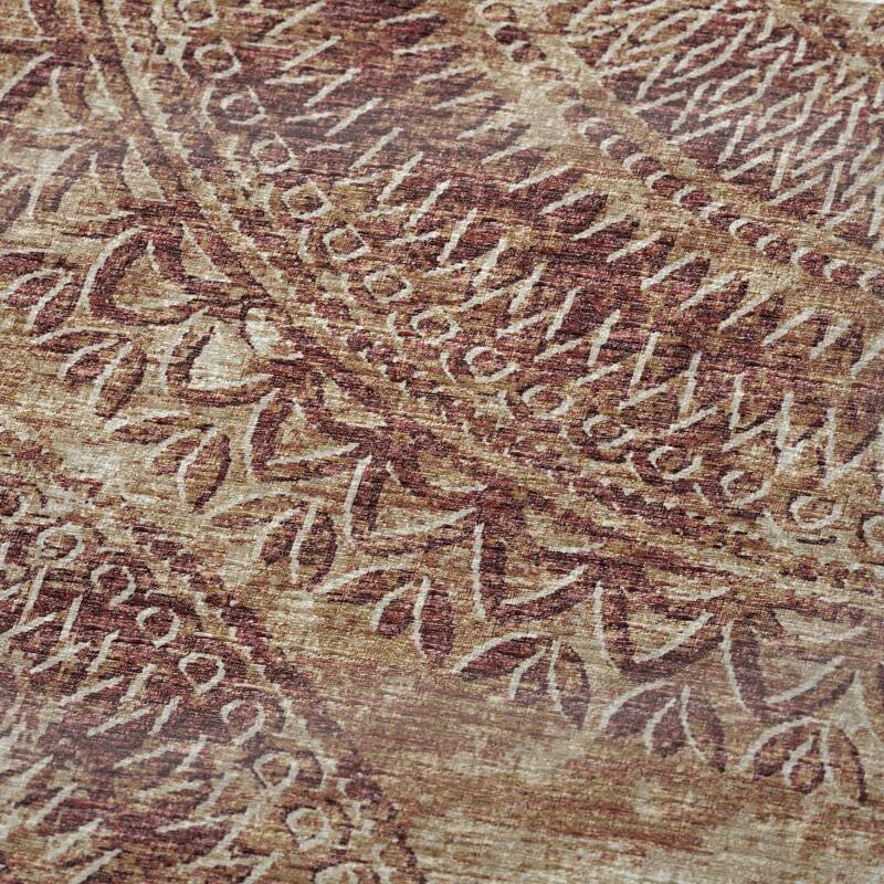 Premium Machine Washable ASB113 Global Medallion Sherpa Throw Blanket
