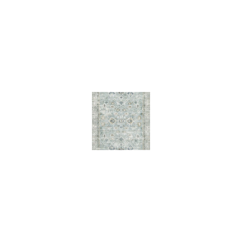 Signature Design by Ashley Ladstoney Teal/Beige/Gray 8' x 10' Memory Foam Area Rug - 7'7"W x 9'6"D