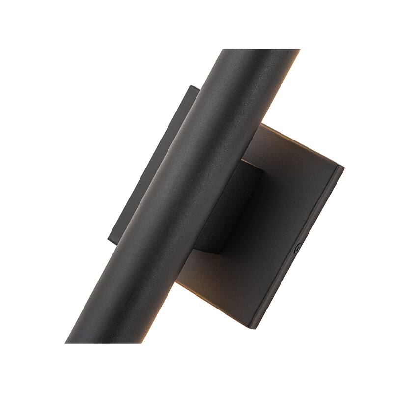 22 inch Outdoor Modern Up and Down Led Wall Sconce Set of 2 - Black