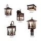 preview thumbnail 12 of 10, VAXCEL Yosemite 12.5 in. H 1-Light Burnished Bronze Rustic Tree Outdoor Wall Sconce, Steel, White Tiffany Glass Shade