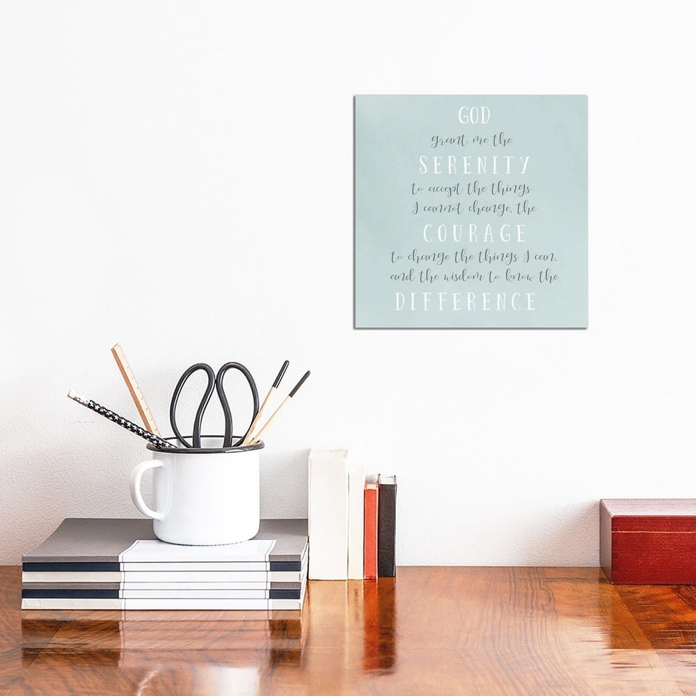 iCanvas "Serenity Prayer" by Sd Graphics Studio Canvas Print