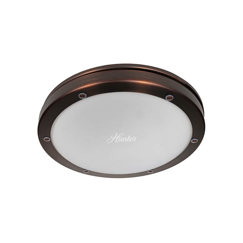 Hunter Bath Fan - Oasis Bath Ventilator With Light and Night Light - Imperial Bronze