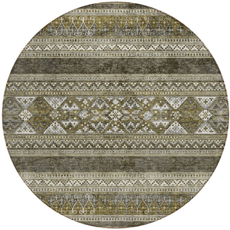 HomeRoots Southwestern Transitional Rectangle Outdoor Rug