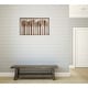 preview thumbnail 3 of 9, Wood Framed Wall Decor with Raised Paddles - 47.25" x 28"