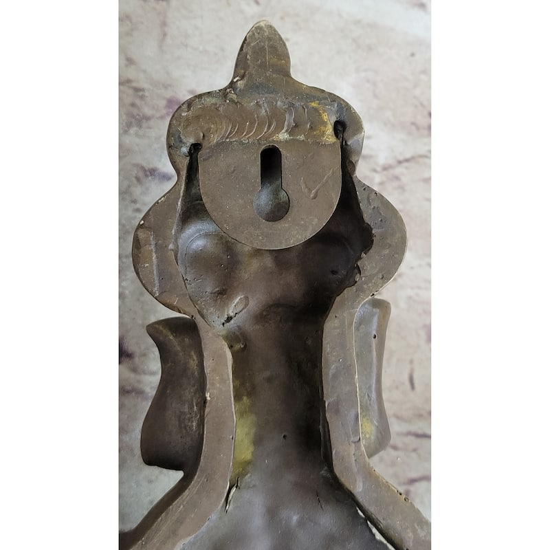 Wall Mount Hanging Bronze Crucifix Sculpture Jesus On Cross Christian Decor 20 Inches X 14 Inches