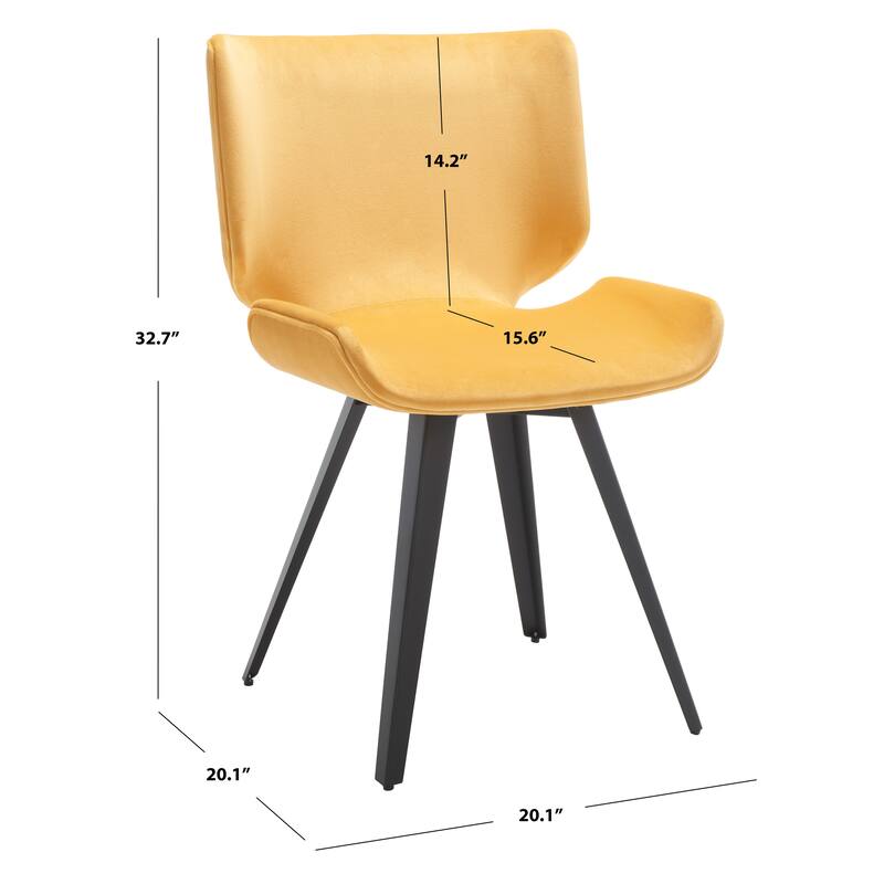 SAFAVIEH Couture Matty Scandinavian Dining Chair - 20" W x 20" D x 33" H