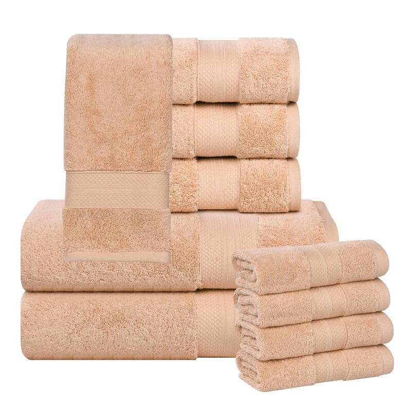 Blue Nile Mills Rio Turkish Cotton 10 Piece Towel Set