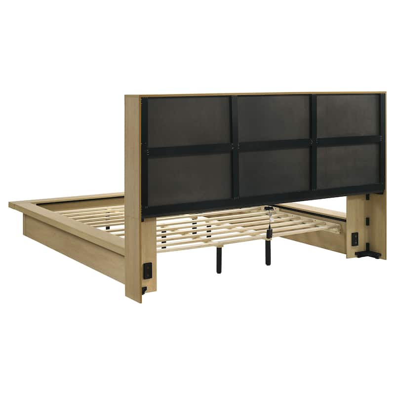 Hendricks Bedroom Set Light Oak