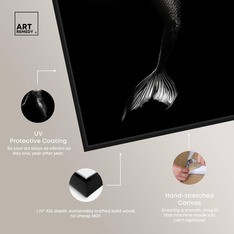 Mermaid Deep Canvas by Art Remedy