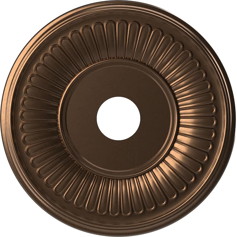 3 1/2" Inside Diameter - Berkshire Thermoformed PVC Ceiling Medallion