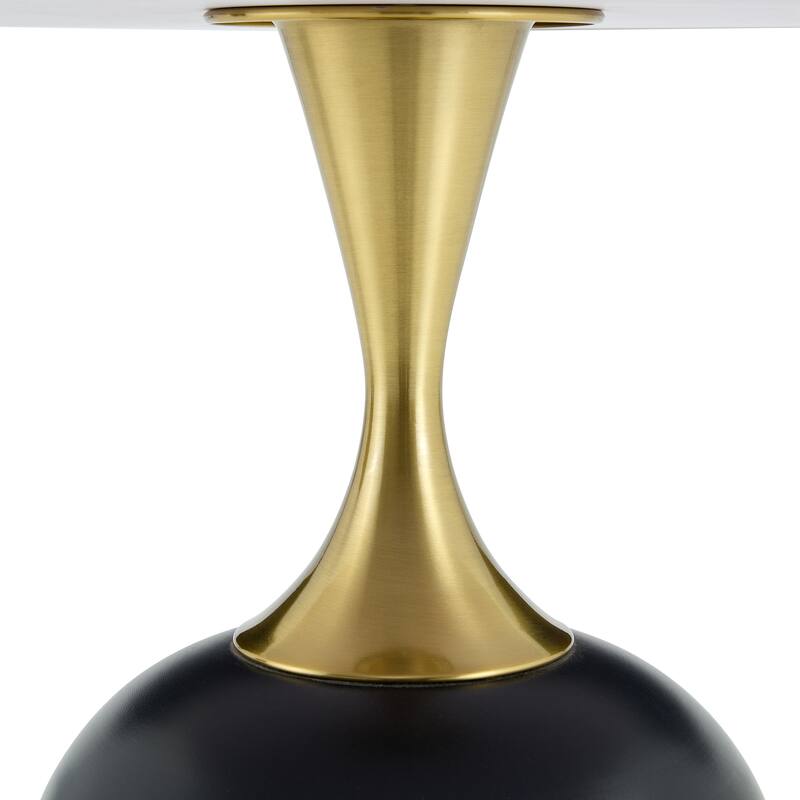 Small Circular Side Table Coffee Table, Metal Base Living Room Table, Walnut Wood Grain Minimalist Modern Decoration