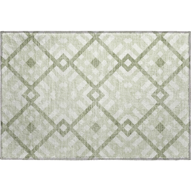 Premium Washable Super Soft Contemporary Geo Mayfield Rug