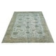 preview thumbnail 3 of 7, ECARPETGALLERY Hand-knotted Vibrance Light Blue Wool Rug - 6'8 x 9'11