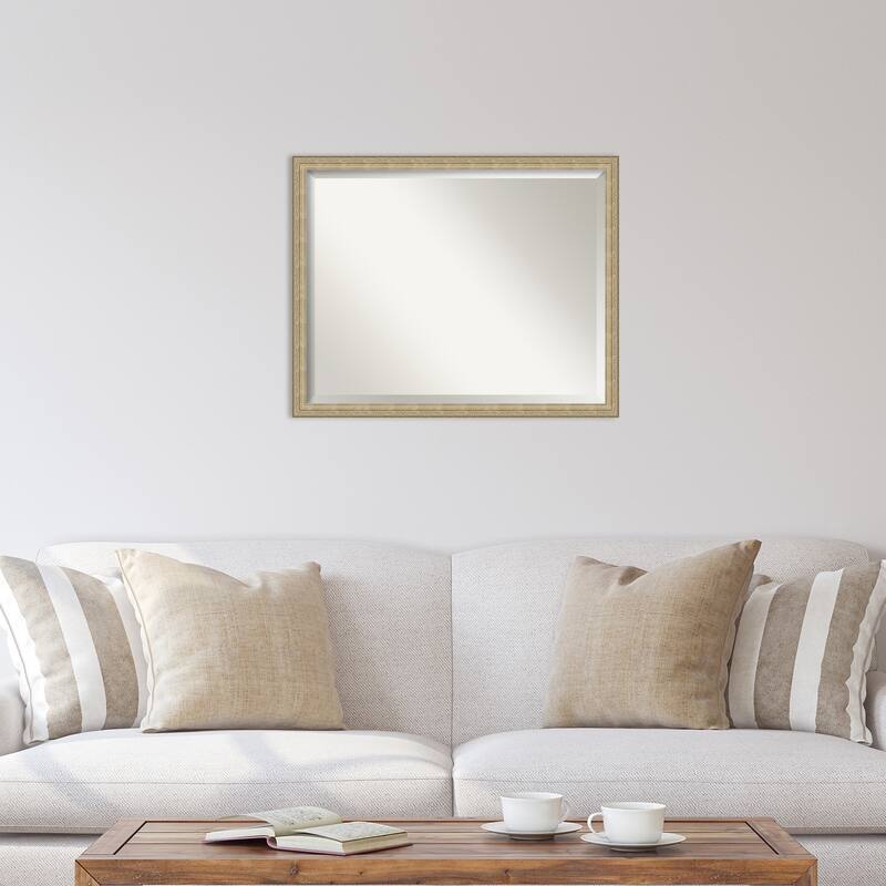 Beveled Wall Mirror - Paris Champagne Frame - Paris Champagne
