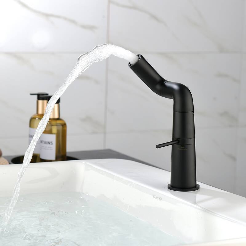 Single Handle Deck Mount Bathroom Faucet - 2'6" x 3'6"