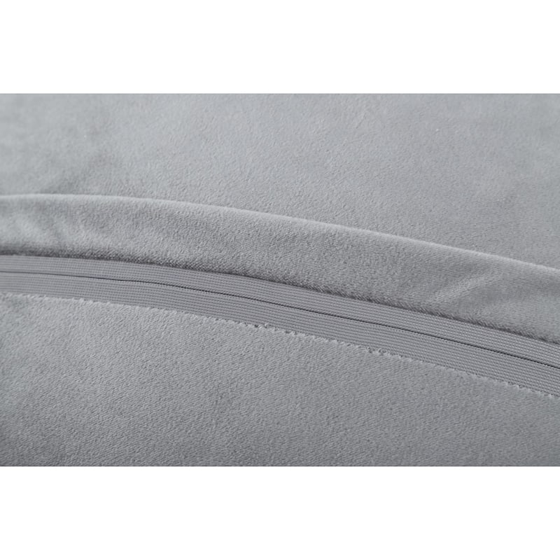 Mateos Shag Collection Abstract Shag Pillow, 20 x 20