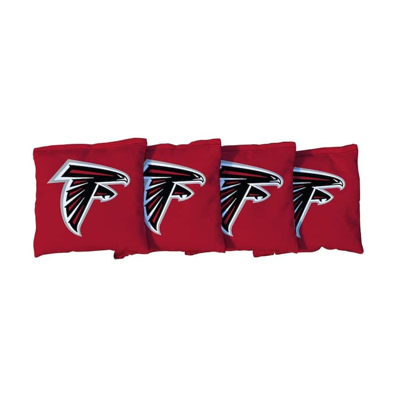Atlanta Falcons NFL Red Cornhole Bags - Corn Filled
