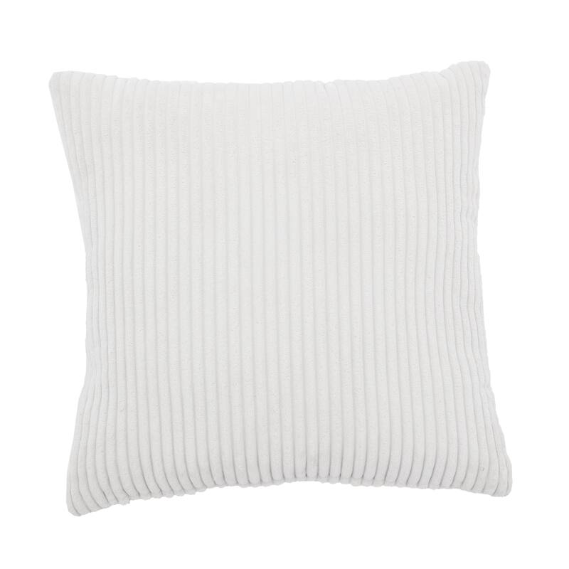 Set of 2 Modern Decorative Soft Corduroy Throw Pillows