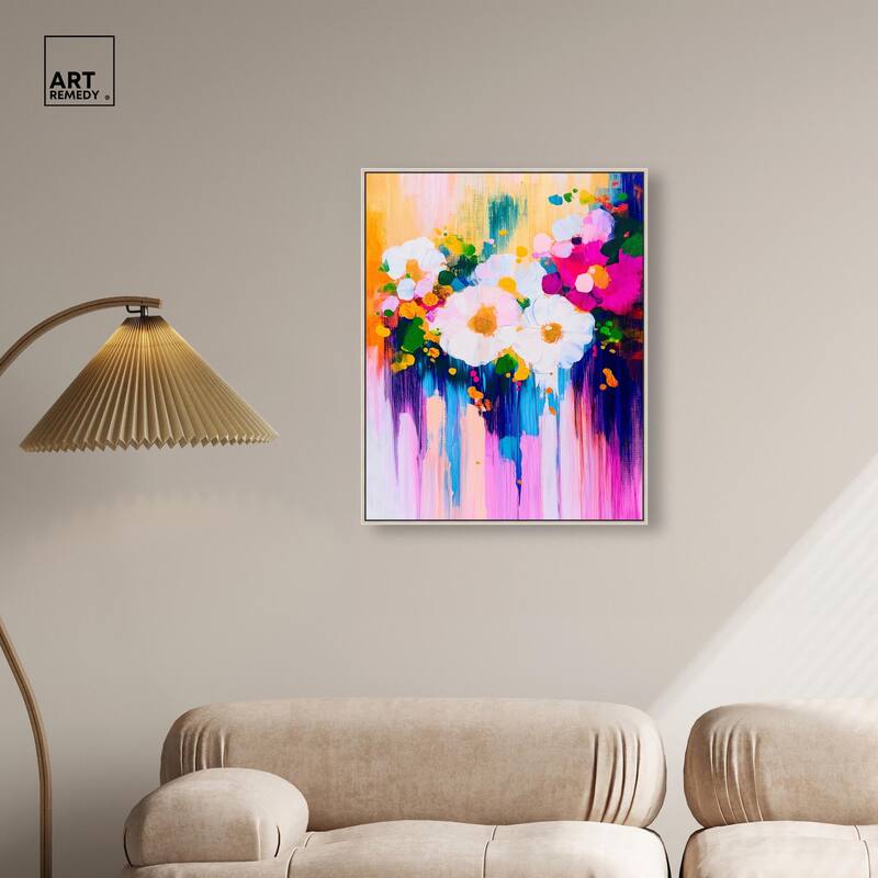 Contrast of Purity I Canvas by Art Remedy