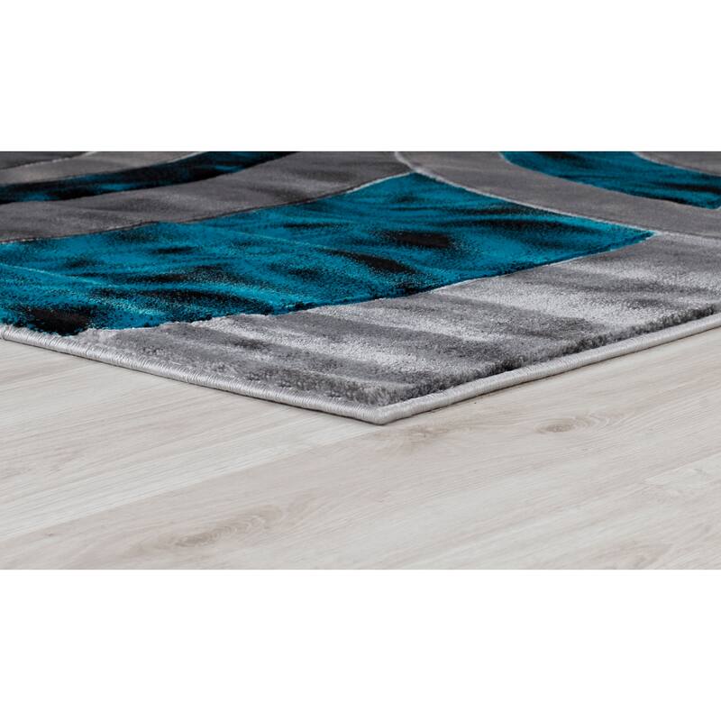 Orelsi Collection Abstract Area Rug