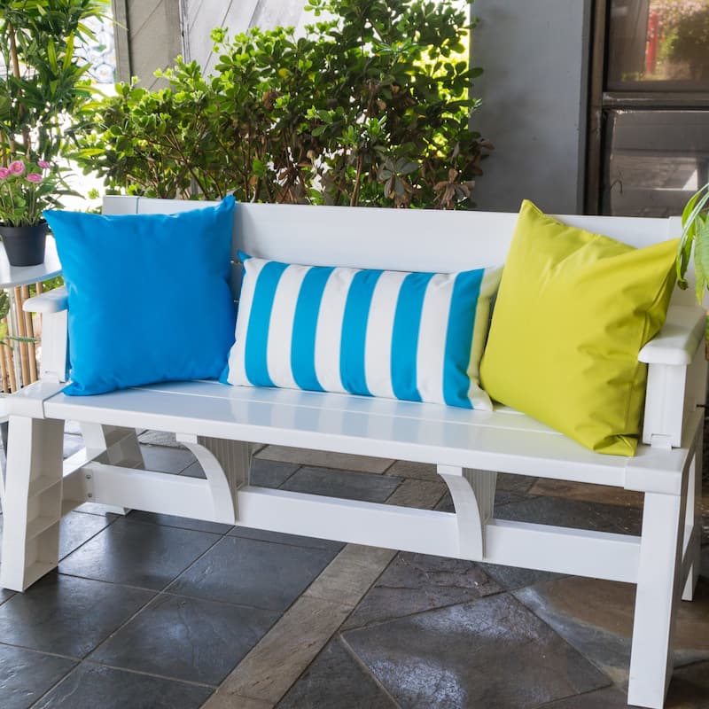 Olivia Striped Outdoor Throw Pillow