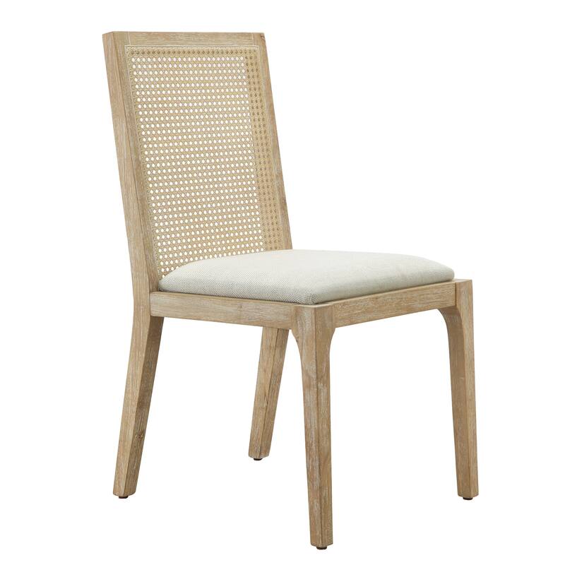 Madison Park Ashe Natural Dining Chair set of 2