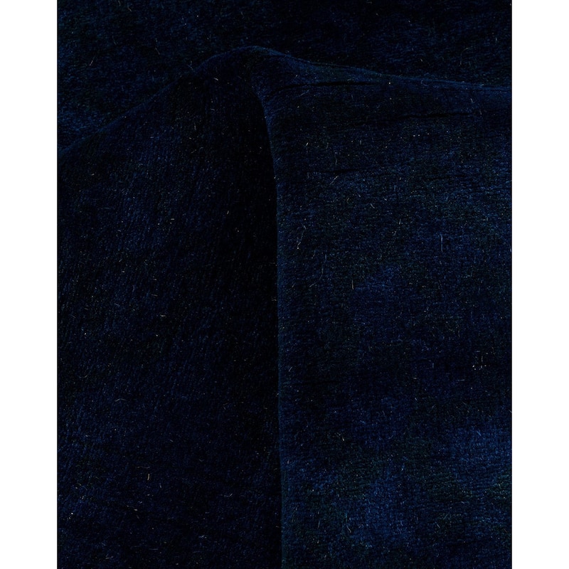 Fine Vibrance, One-of-a-Kind Hand-Knotted Runner Rug - Purple, 3' 1" x 12' 6" - 3' 1" x 12' 6"