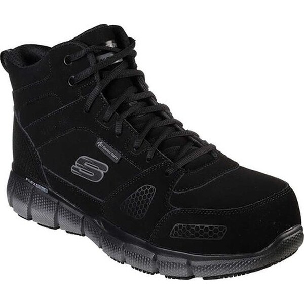 Shop Skechers Men's Work Telfin Penticton ESD High Top Black Free