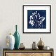 preview thumbnail 9 of 16, iCanvas "Cyanotype Botanical II" by Carol Robinson Framed