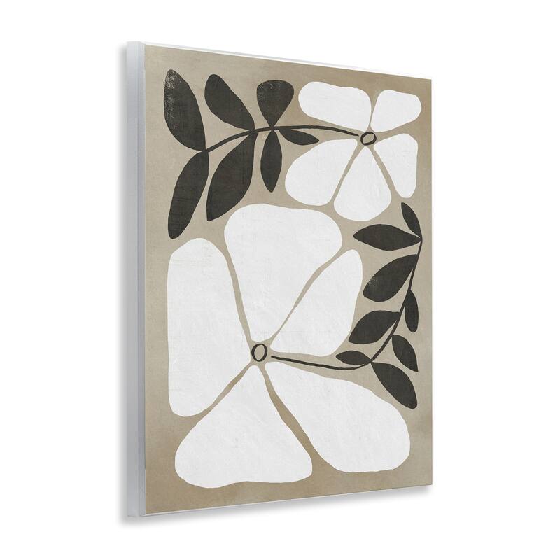 Stupell Oblong Boho Flowers Wall Plaque Art Design By Victoria Barnes