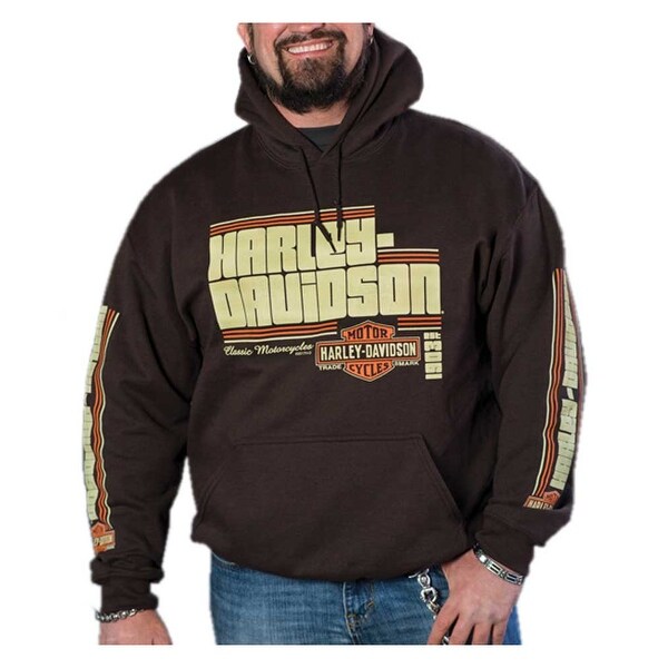 harley davidson men's pullover hoodie