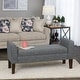 preview thumbnail 1 of 13, Carson Carrington Borg Charcoal Fabric Storage Bench Settee