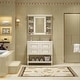 preview thumbnail 5 of 31, 36″ Modern Bathroom Vanity with Mirror Medicine Cabinet & 4-Drawer Storage Cabinet
