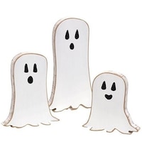 3/Set Happy Ghost Chunky Sitters - White - N/A - Bed Bath & Beyond ...