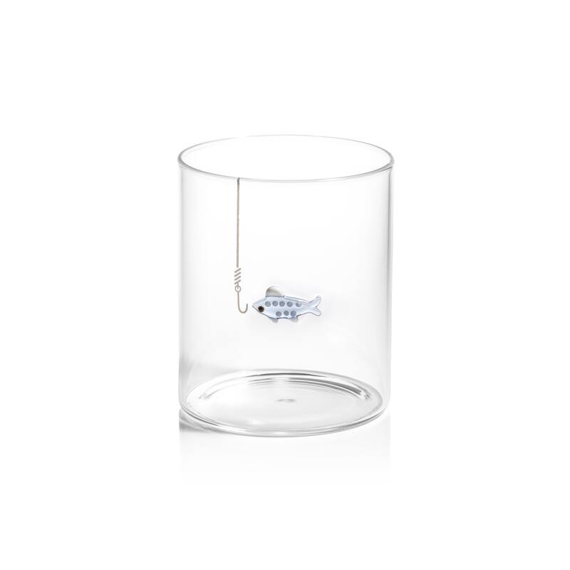 Tidal Sip Glass Tumblers, 3-Piece Assorted Set
