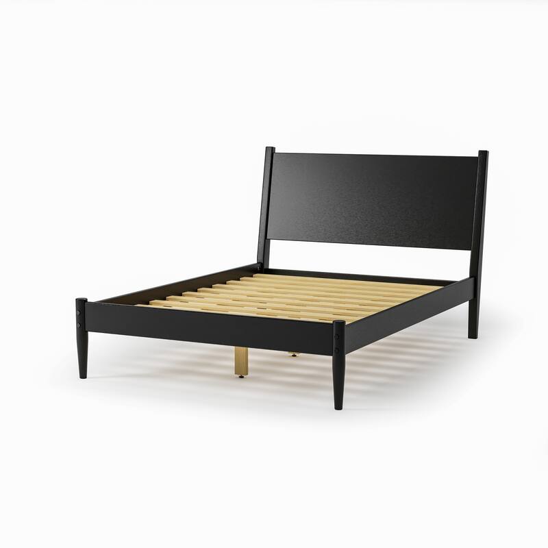 Mid-Century Panel Bed