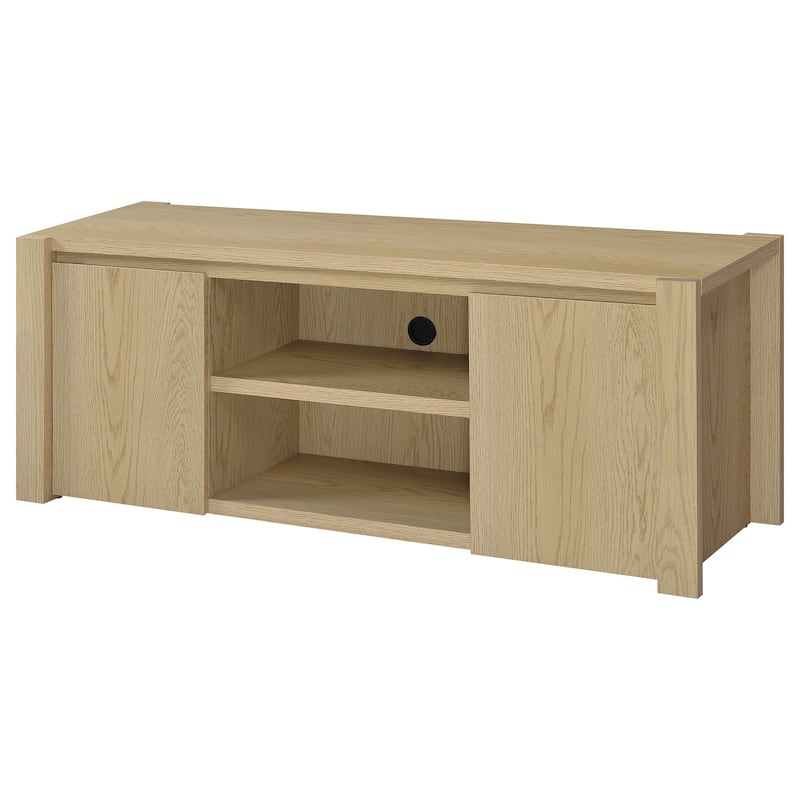 Laurelton 3-Piece Entertainment Center TV Stand Light Oak