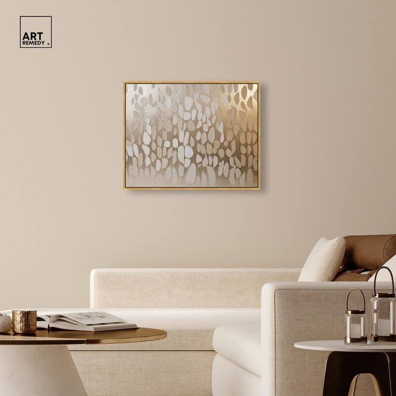Glimmering Cascade Canvas by Art Remedy